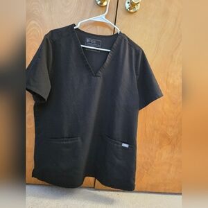 XL Black Figs Scrub Top